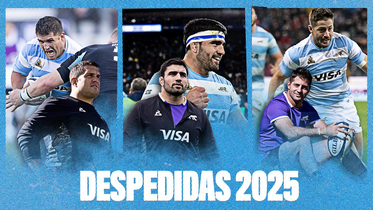 lospumas's tweet photo. Los Pumas que anunciaron su retiro del seleccionado este año. 🥹

Francisco Gómez Kodela 
🏉 Puma #693 
🧢 43 caps 

Nahuel Tetaz Chaparro 
🏉 Puma #739
🧢 81 caps 

Santiago Cordero 
🏉 Puma #805
🧢 56 caps https://t.co/ZeStweBVLi