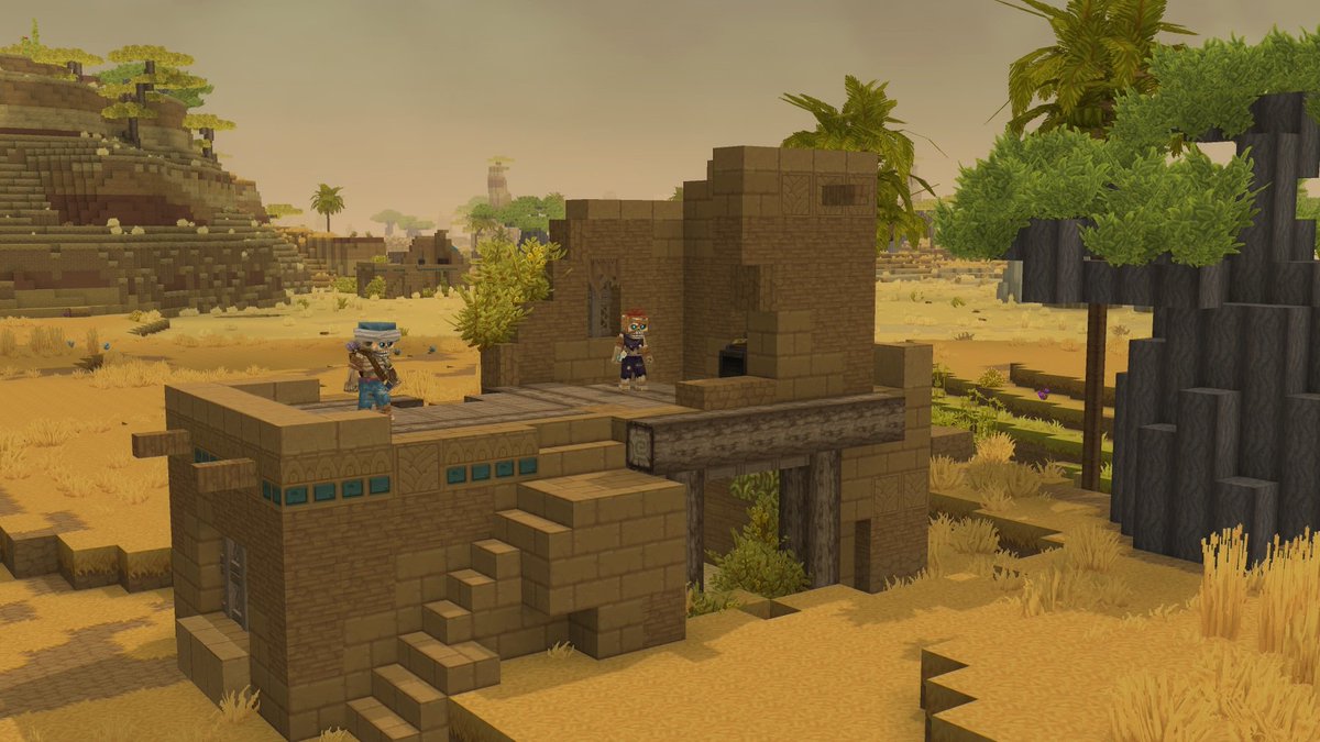 Vulpnex's tweet image. Which Hytale Screenshot should I try and recreate in Minecraft tonight!! twitch.tv/vulpnex #Hytale #hytaleissaved #Minecraftbuilds #streamer