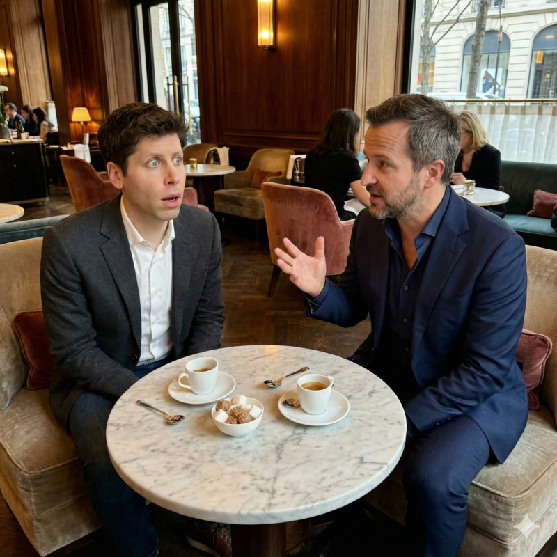 Coffee with Sam Altman went differently than expected

I showed him what <a href="/vistasocialapp/">Vista Social</a> can do when you combine ChatGPT with social media management. That's his face the moment I pulled up the dashboard and walked through the automation capabilities.

We spent twenty minutes