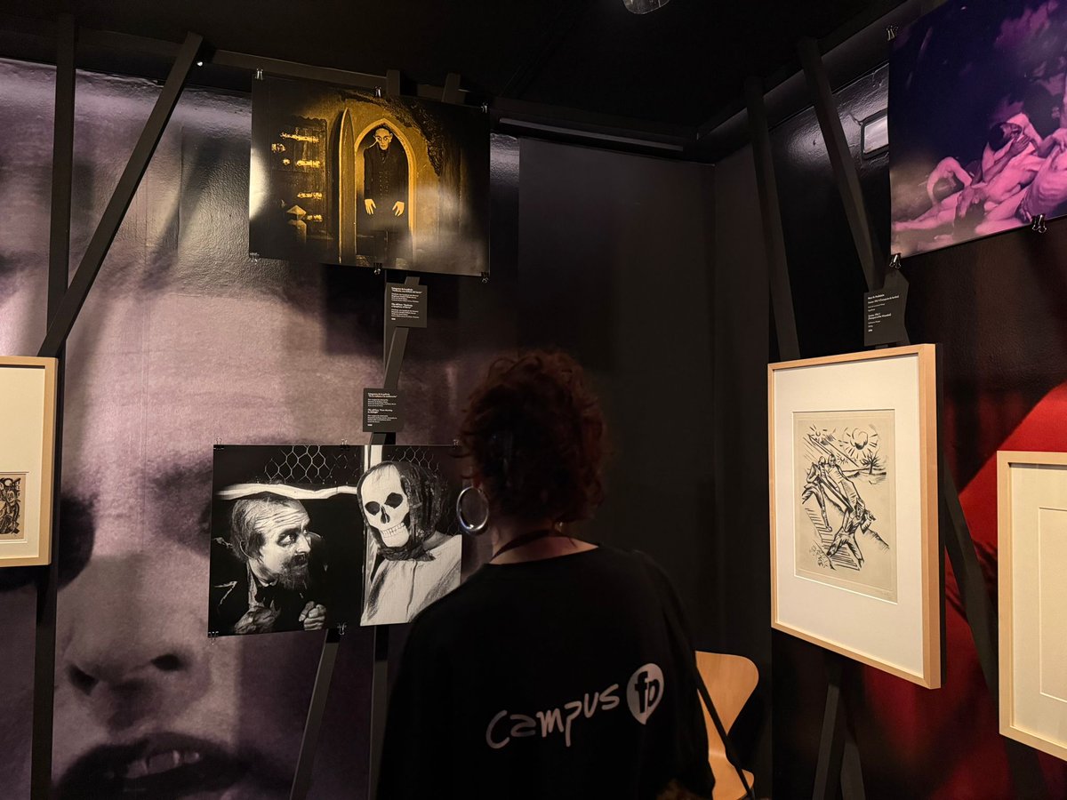 Los alumnos de 1º de Realización de audiovisuales de CampusFP Leganés visitaron la exposición "EXPRESIONISMO, UN ARTE DE CINE" en Fundación Canal. ¡Exploraron este fascinante movimiento artístico de los años 20! 🎥✨ #CampusFPenClase #FP #REA