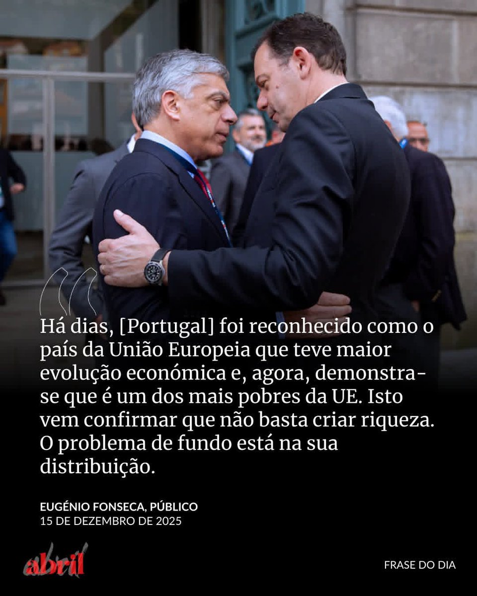 Frase do dia.