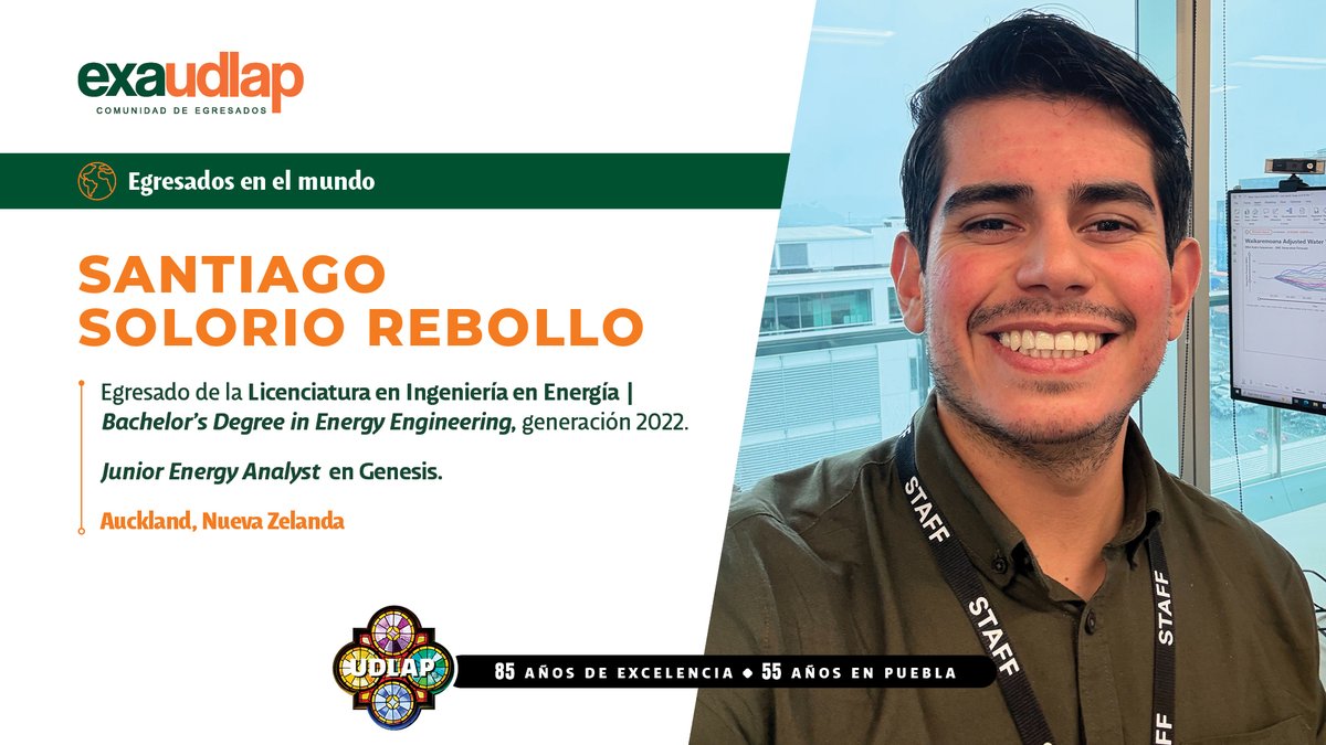 ¡Egresados UDLAP que brillan en el mundo! 🌍

Desde las aulas del Instituto <a href="/InstitutoLux_/">Instituto Lux</a>  en León, Guanajuato, hasta Auckland, Nueva Zelanda, Santiago Solorio Rebollo demuestra que la excelencia no tiene fronteras.