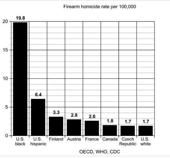 MThreefingers's tweet photo. @iamAtheistGirl We don't have a gun problem. We have a black problem. https://t.co/izGkDC8Qyz