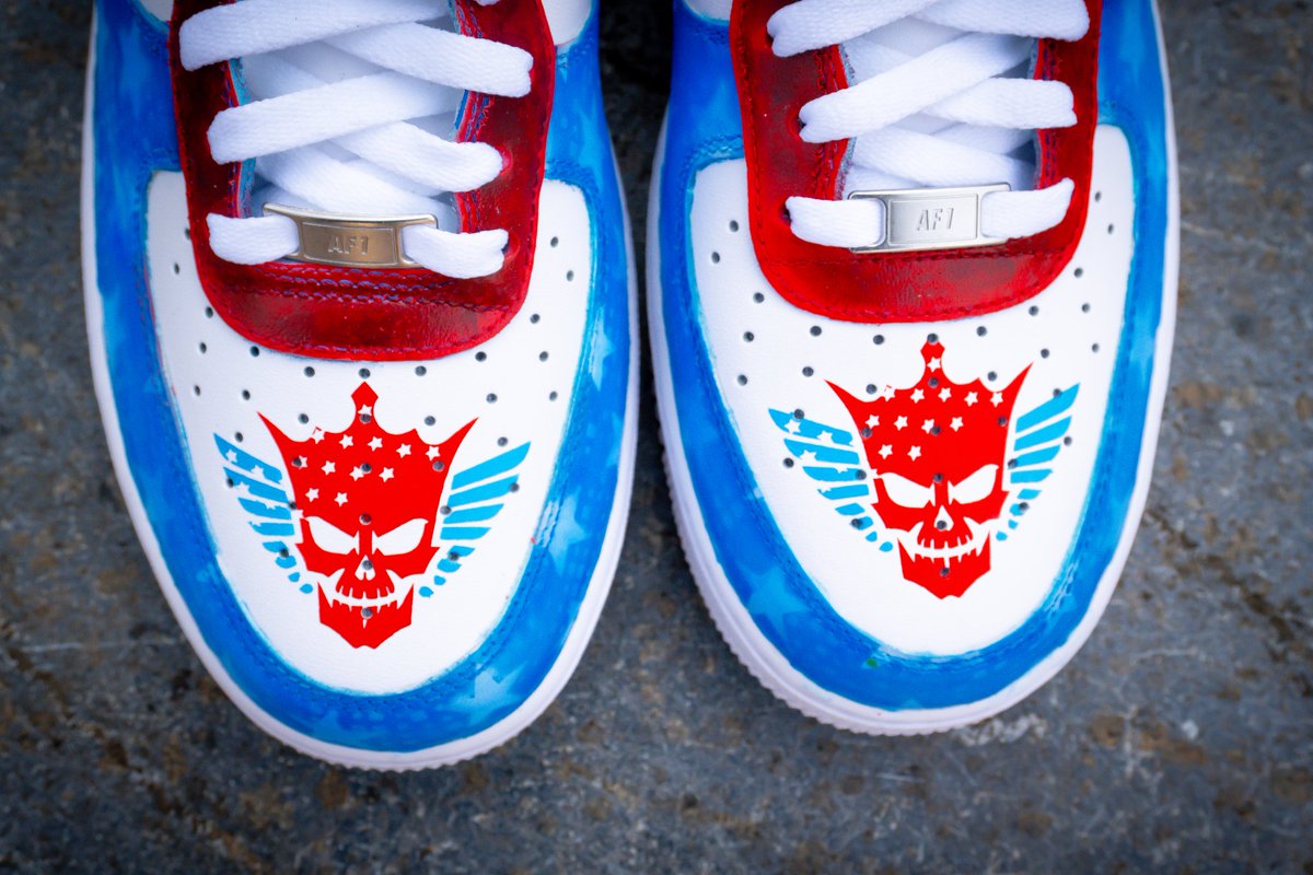 Ecentrikart's tweet photo. Cody custom Air Force 1, 2026 version https://t.co/aaFyg57LyV
