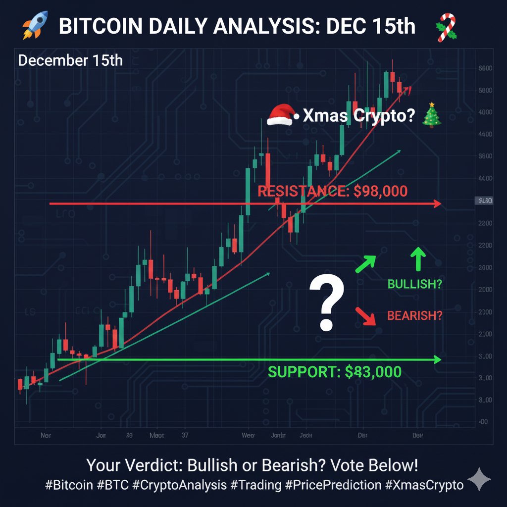 15th 🗓️

$BTC is stabilizing near $89,600. 💪 Key immediate support is at $88,000 and major resistance is near $90,000.

We need a strong move above $90K to confirm the uptrend.

Where do you see $BTC closing the day? 🎯

#Bitcoin #BTC #CryptoAnalysis #Trading #PricePrediction