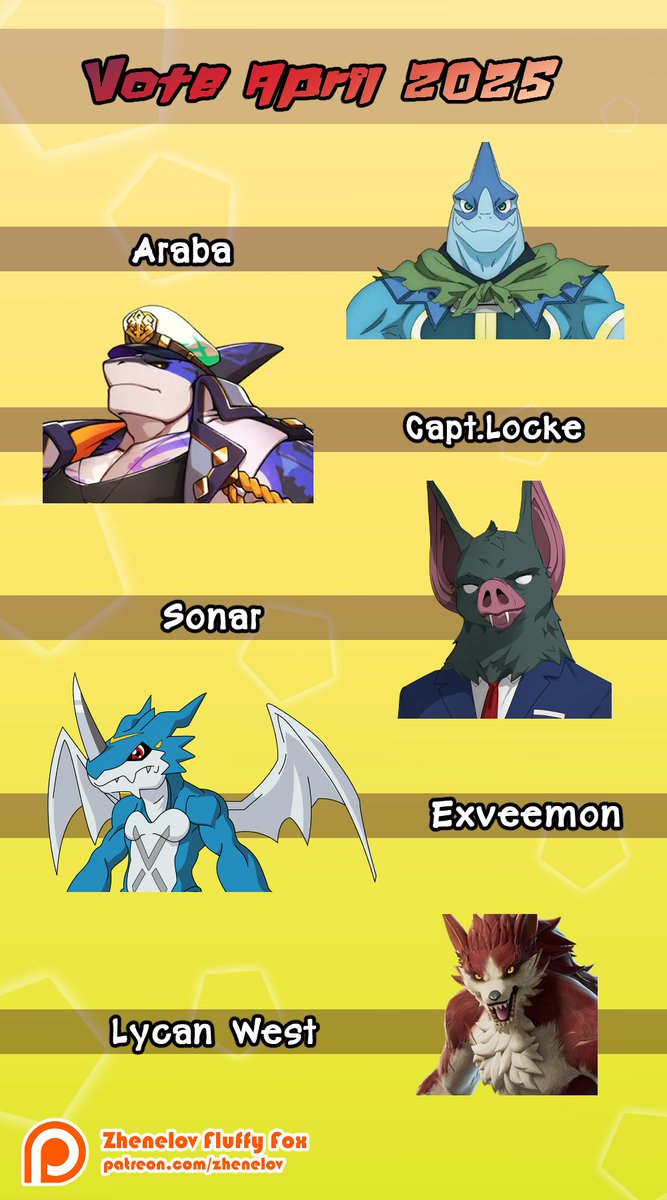 Vote April 2025 Growth Sequence Reward!      

This voting for April 2025 reward.        

Vote on my Patreon
patreon.com/c/zhenelov