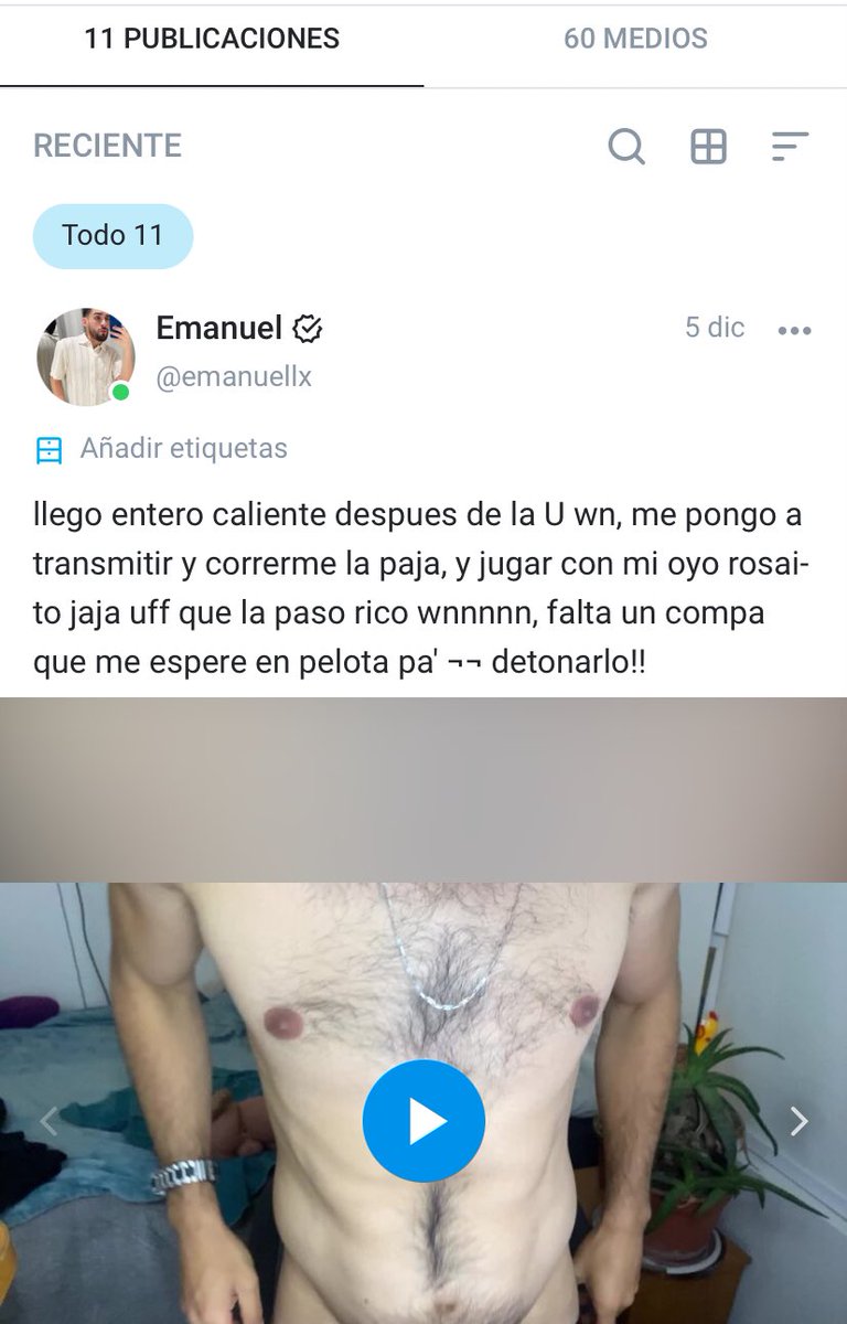 onlyfans.com/emanuellx
50% Descuento 
+30 videos 😮‍💨🤤🍆🍑