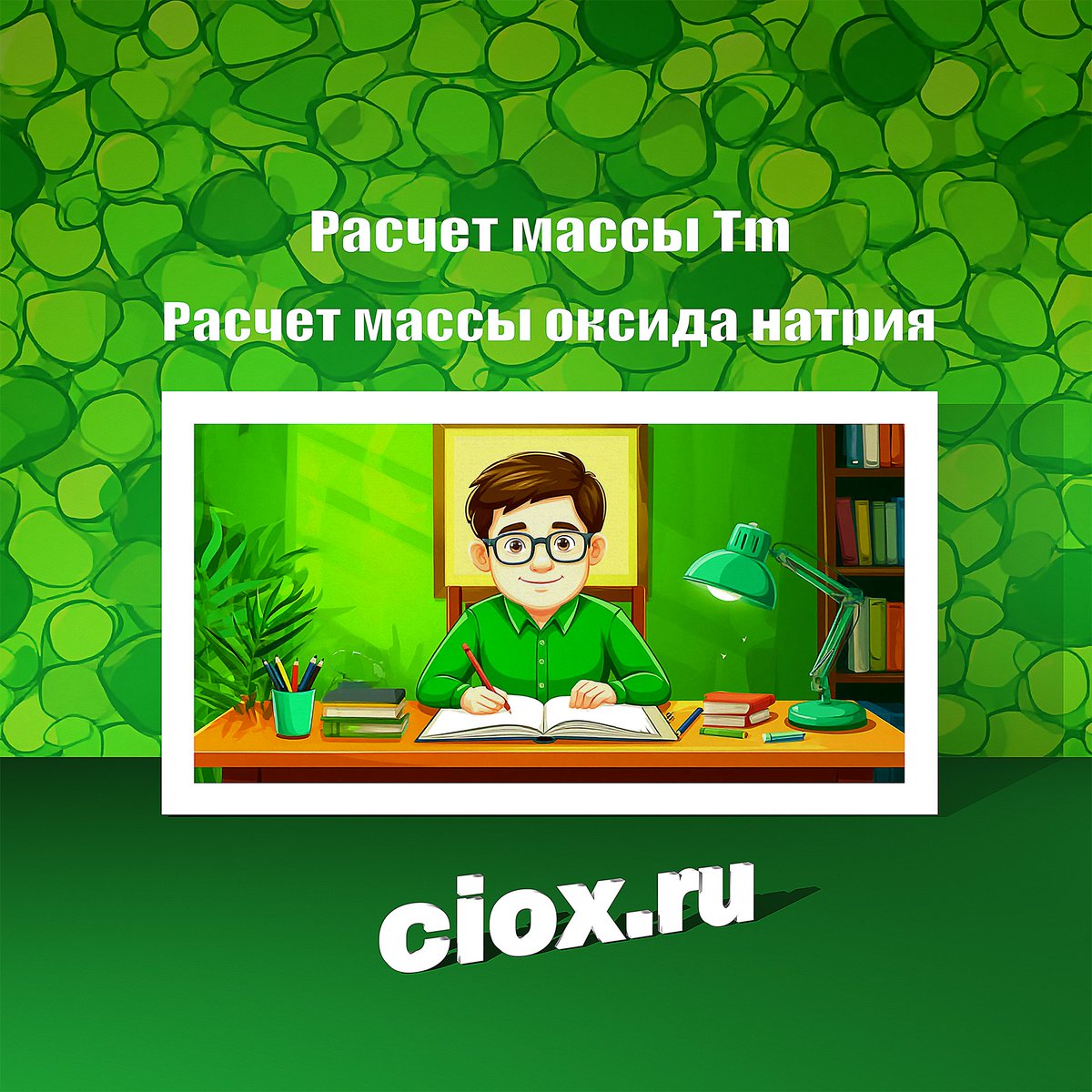 Ciox_service's tweet photo. 🎓 В раздел «Учеба», в подкатегорию «Расчет физико-химических величин» добавлено 2 новых калькулятора:

🔗 Рассчитать массу Tm: https://t.co/25VOvo5fij
🔗 Рассчитать массу оксида натрия: https://t.co/EKQkBRoHZa https://t.co/1RcL6S4hur