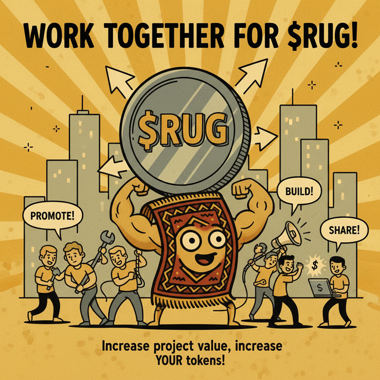 theofficialrug's tweet photo. ⭐️Let's work together⭐️

Everyone needs to work together to make this $RUG memecoin project a success.
Basically, you're making the effort to increase the project's valuation, so the tokens you own become worth more.

#memecoin #memesolana #inrugwetrust #againstrugs https://t.co/Fgq4JNjMyO
