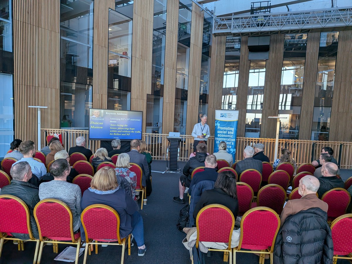 GerrySkelton1's tweet image. An insight input from @BIP_Interfaces special 25th anniversary and AGM, from Prof. Duncan Morrow @duncan_morrow; and very well received from an appreciative audience.