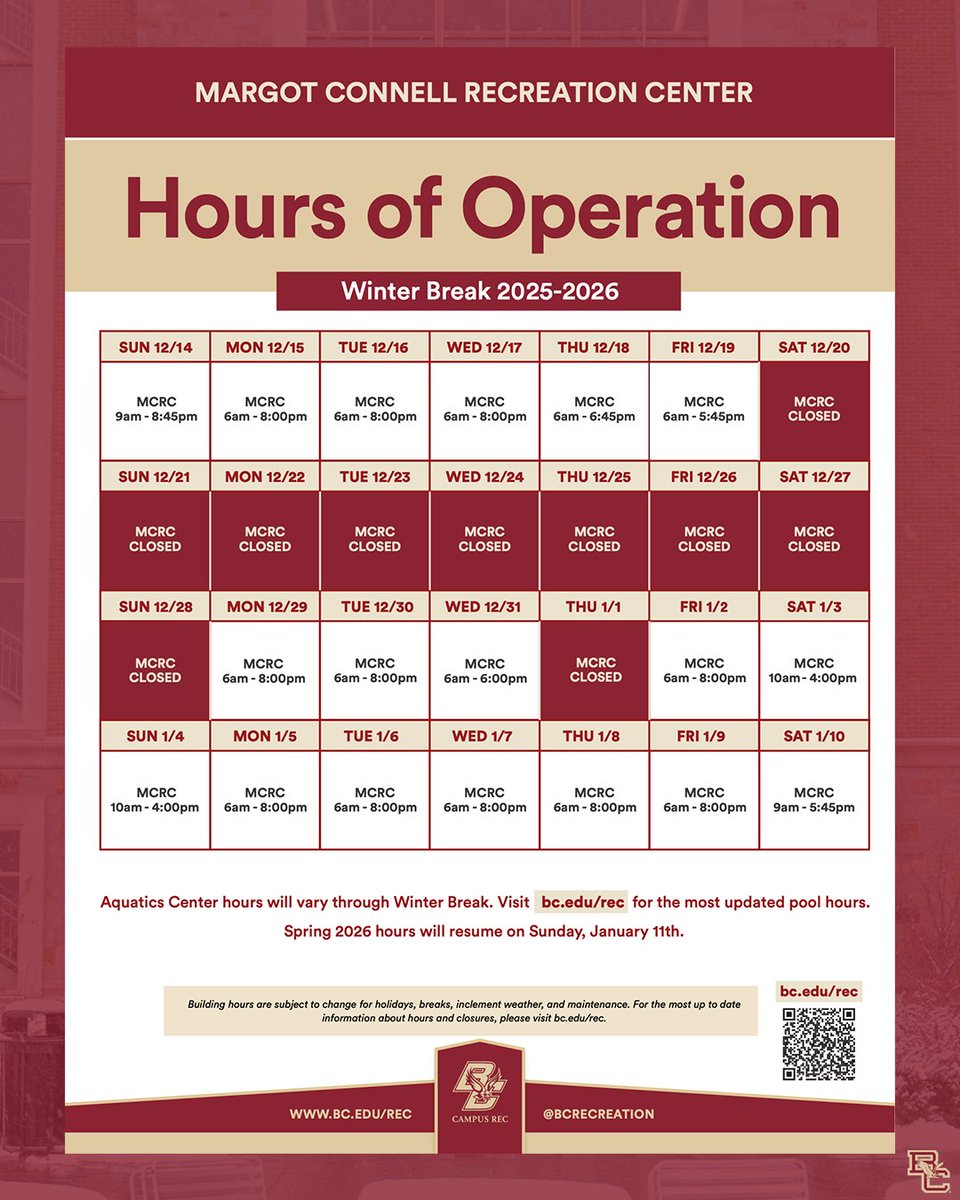 Boston College Campus Rec tweet media