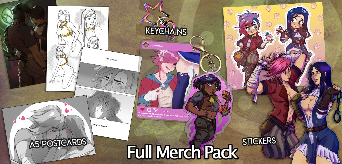 To my surprise I still had a box of prints (that I probarly packed for a con) and a bit among of vi charms and stickers that I listed now with my leftover prints from the  <a href="/road_closures/">Road Closures Zine</a> shop is in my profile :3