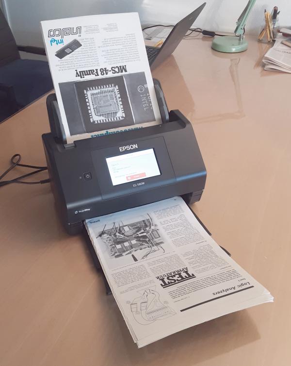 Crowdfunding voor een tijdschriften scanner
De Epson Workforce ES-580W is vandaag aangekomen en onmiddellijk in gebruik genomen. Geweldig!
Nogmaals dank aan alle sponsoren!