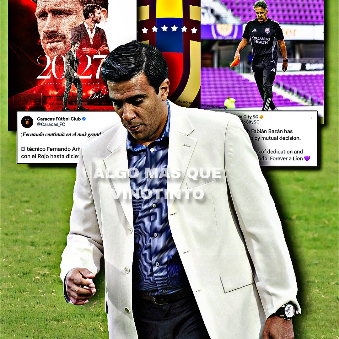 chacalburiel's tweet photo. ¿Cesar Farías 🇻🇪 el elegido? Hoy Caracas FC anunció a Aristeguieta por 2 años lo que prácticamente lo descarta del proceso Vinotinto (se especulaba un tandem con Vizcarrondo) y se conoció que Fabian Bazan, hombre de confianza de Farías NO sigue en Orlando City...
¿Casualidad? 🤔 https://t.co/0GnEo4eTOG