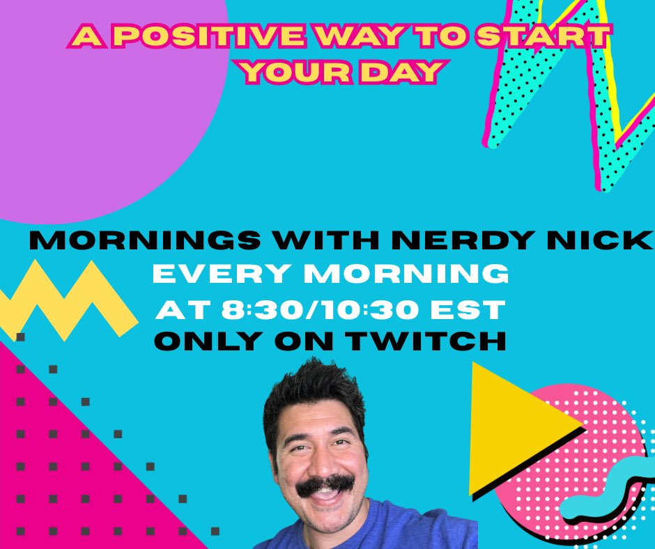 My morning show is live now!

twitch.tv/nsquaredpodcast