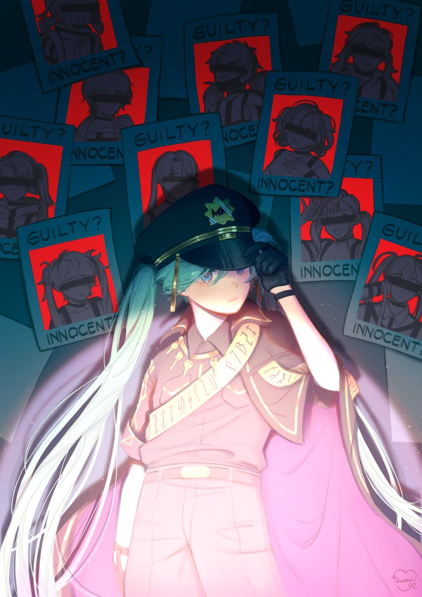 lucemiart's tweet photo. here is my milgram piece for #39DECOzine! ⚖️

happy miku (39th) birthday @DECO27 🎉💝

#初音ミク https://t.co/fi6tCzNwXT