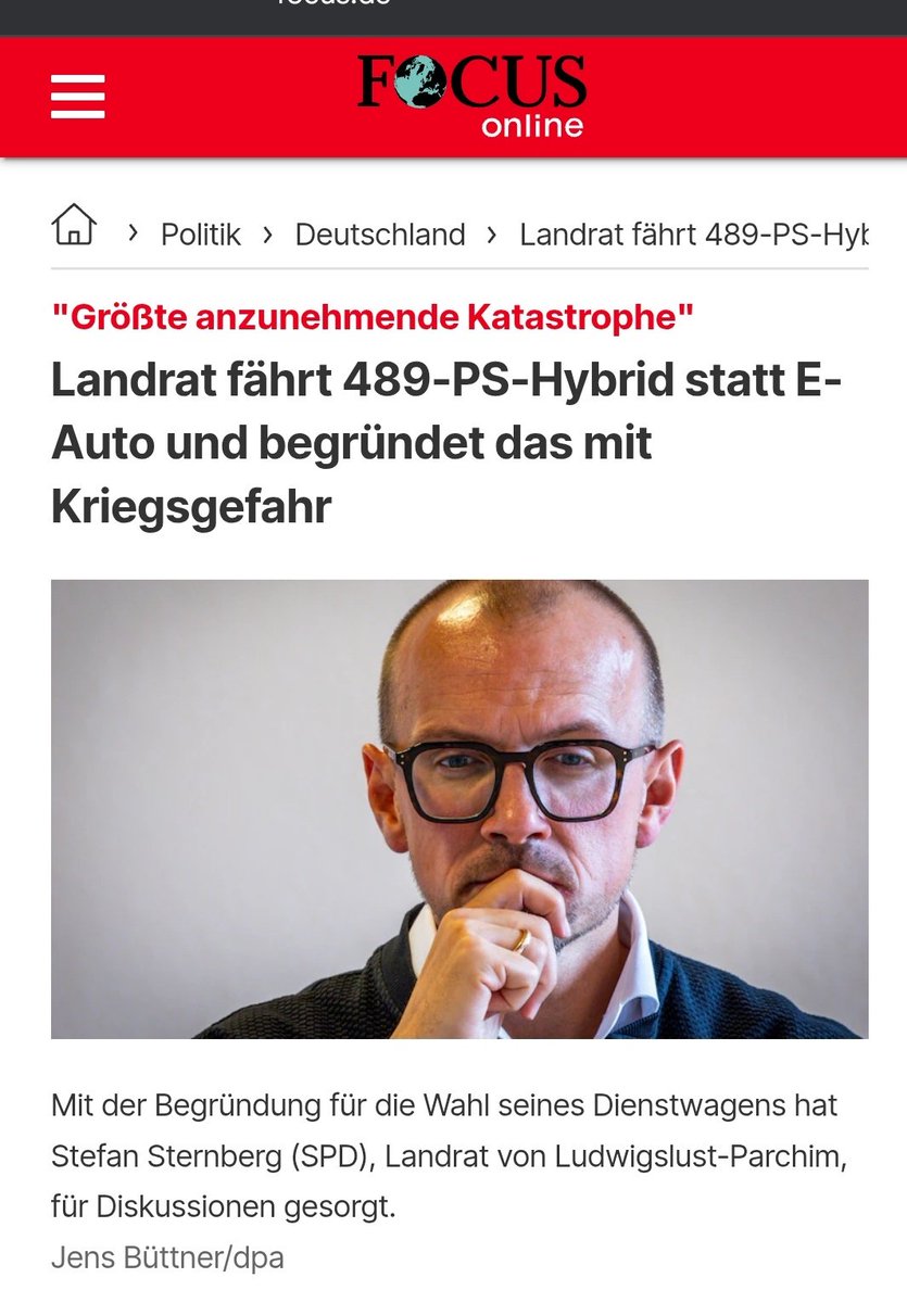 Ich fahre stark motorisierte Verbrenner auch ohne Kriegsgefahr.