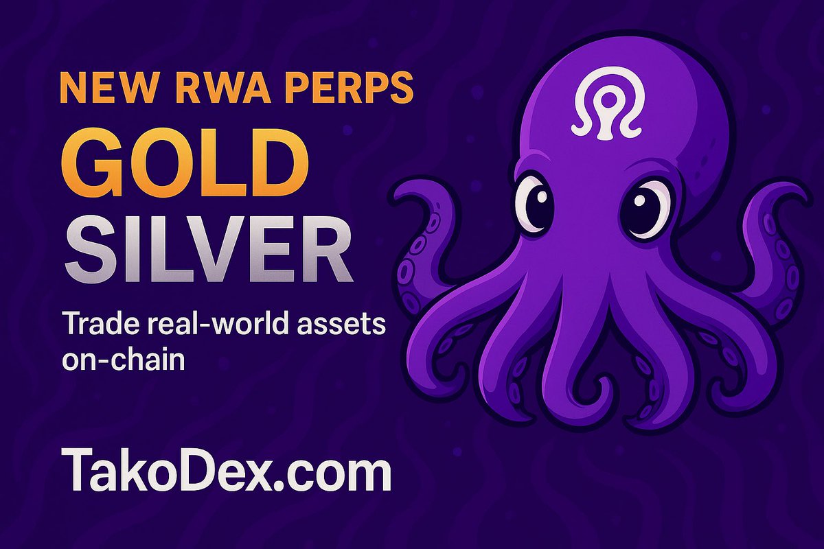 Gold and Silver are now live in our RWA section. 

Trade $XAU and $XAG with upto 20x leverage 📈