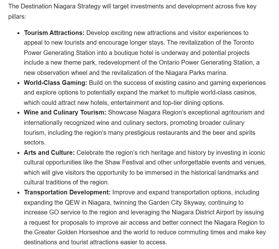 ColinDMello's tweet image. NEW: Premier Doug Ford is unveiling what his government has been internally referring to as "Vegas of the North":

The government wants new casinos, new attractions, and an observation wheel, an electric tram - in a bid to make it a year-round, week-long destination. 

#onpoli
