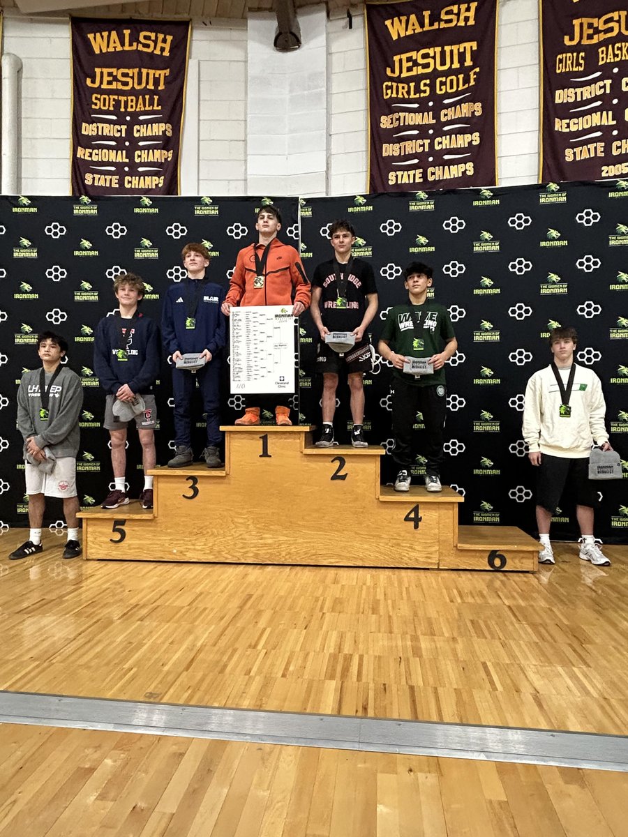 Brandon Bickerton finishes 8th at 120 lbs, at the Iron Man Tournament at Walsh H.S. on 12-13-25. Congratulations Brandon on such a great accomplishment! #boom <a href="/AmyGrissomHHS/">Amy Grissom</a> <a href="/hhsmainoffice/">HornetNation</a> <a href="/suzymarquis/">Suzy Marquis</a>