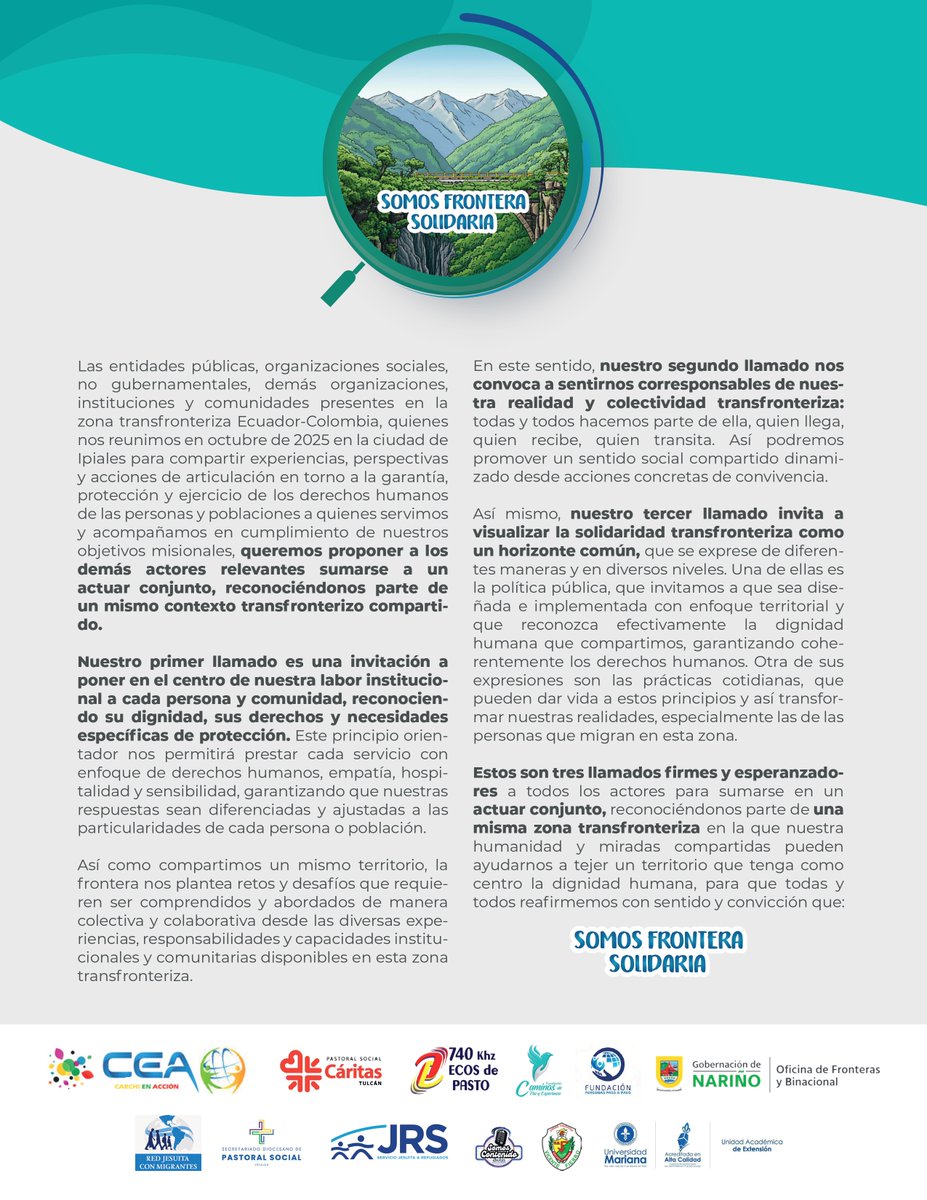 JRS Ecuador tweet media