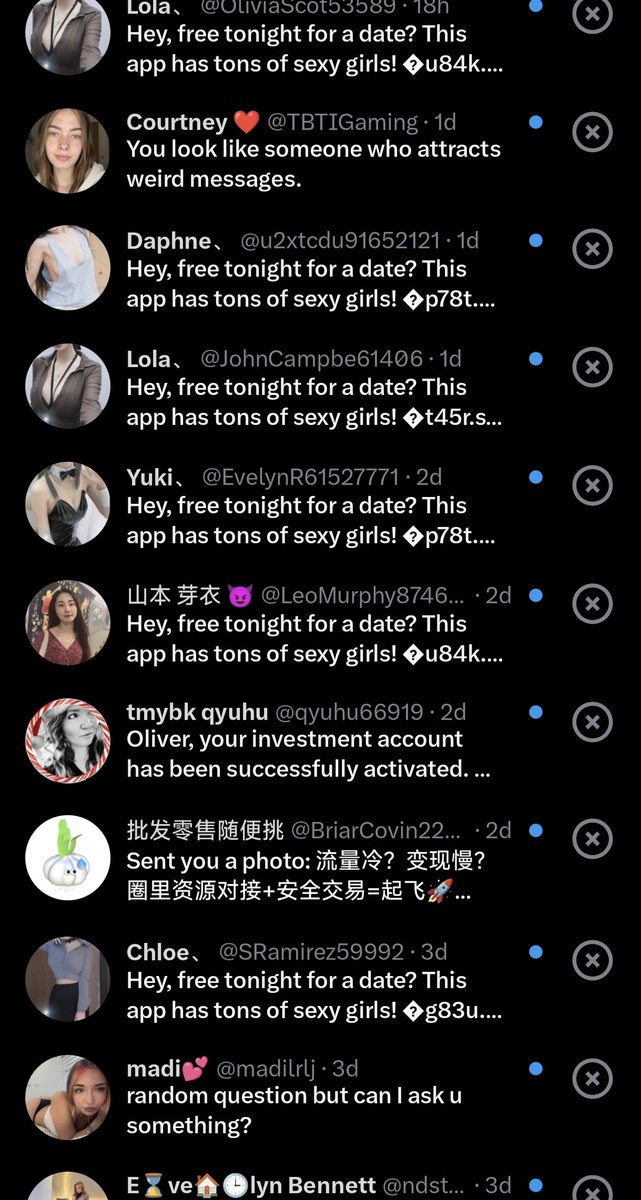 voy a meterme en mis mds a ver si tengo algún mensaje de trabajo o algo import📢 💥 FREE TONIGHT FOR A DATE ❗
🔥😈 SEXY GIRLS 🔥😈💦💦💦