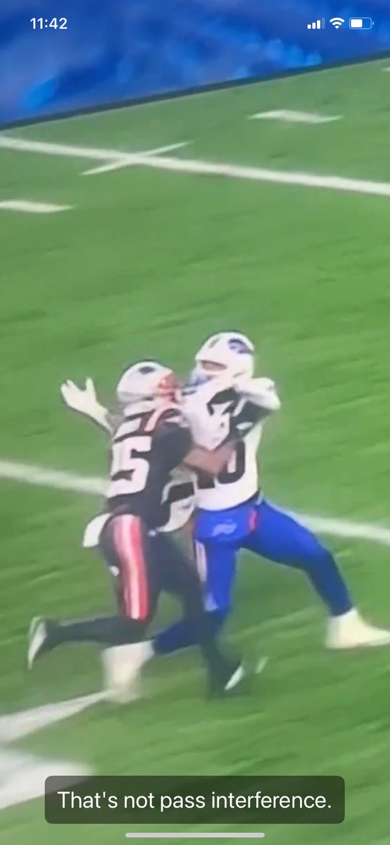 Khalil Shakir casually getting tackled on a “controversial” play that “rigged” the game for the Bills