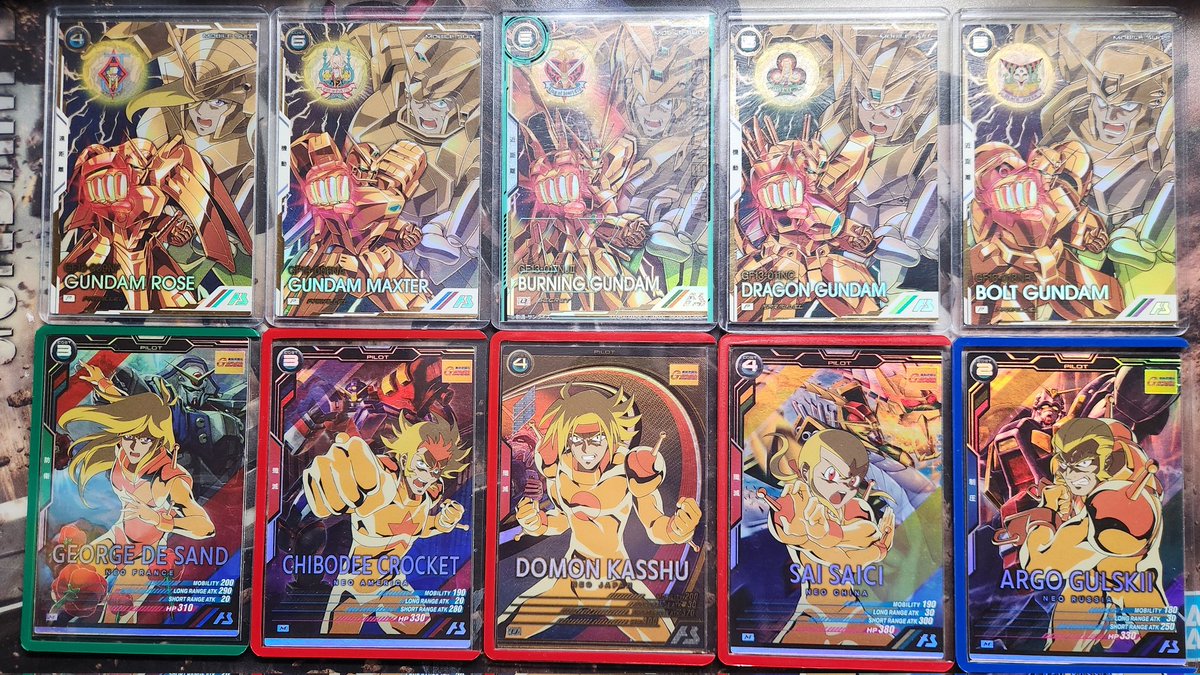 この間オリパでゴッドシク引けたのでシャッフル同盟のシクパラが揃い