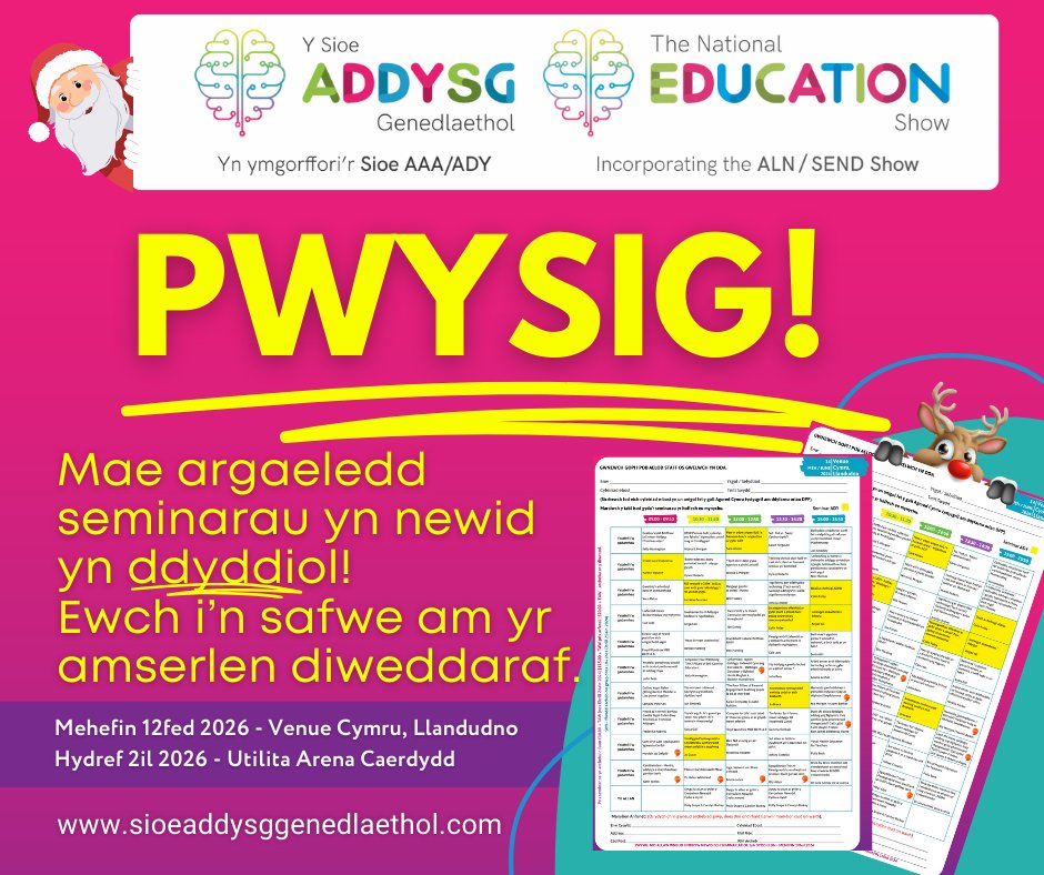 Sioe Addysg Genedlaethol tweet media