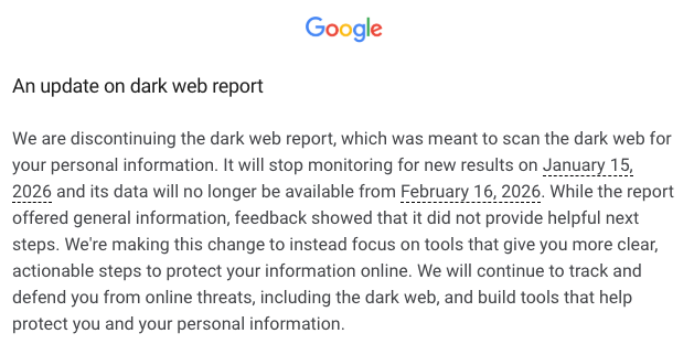 Another discontinued Google service