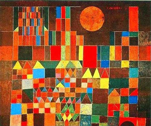Paul #KLEE, "KLEE CASTLE AND SUN" 1928 #art  #artlovers #iloveart #artlover #PaulKlee #castle #sun