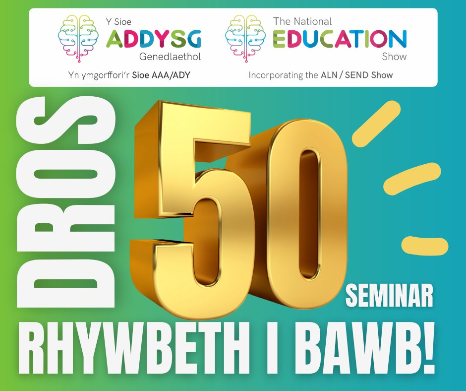 Sioe Addysg Genedlaethol tweet media