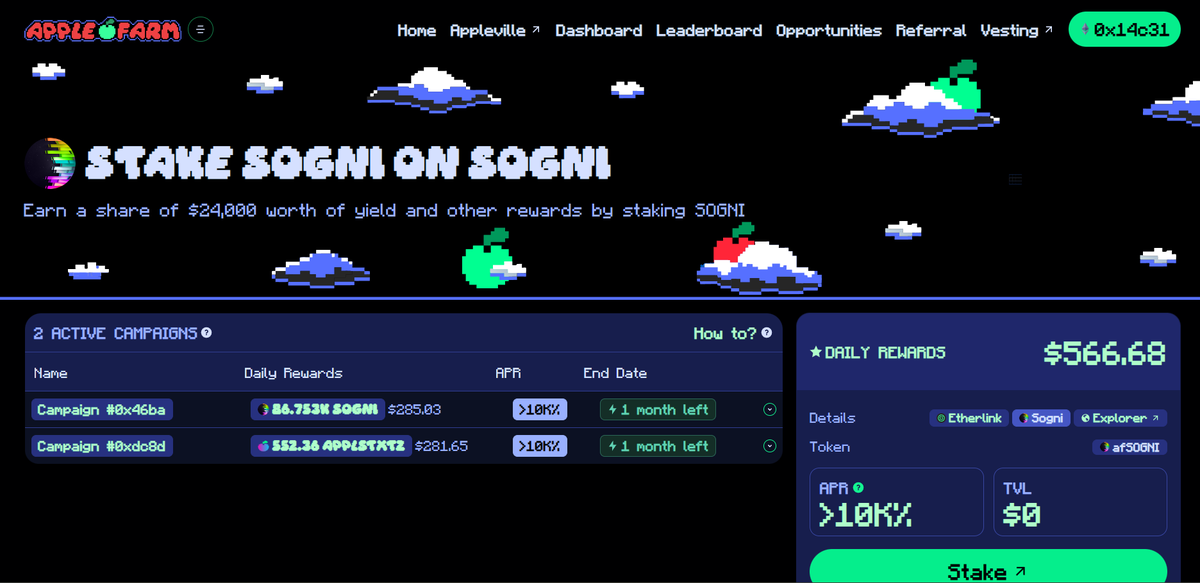 Tezsup 🤘. I’m ready to start season 5 of the @Sogni_protocol staking competition ❤️, exclusive on @Etherlink.