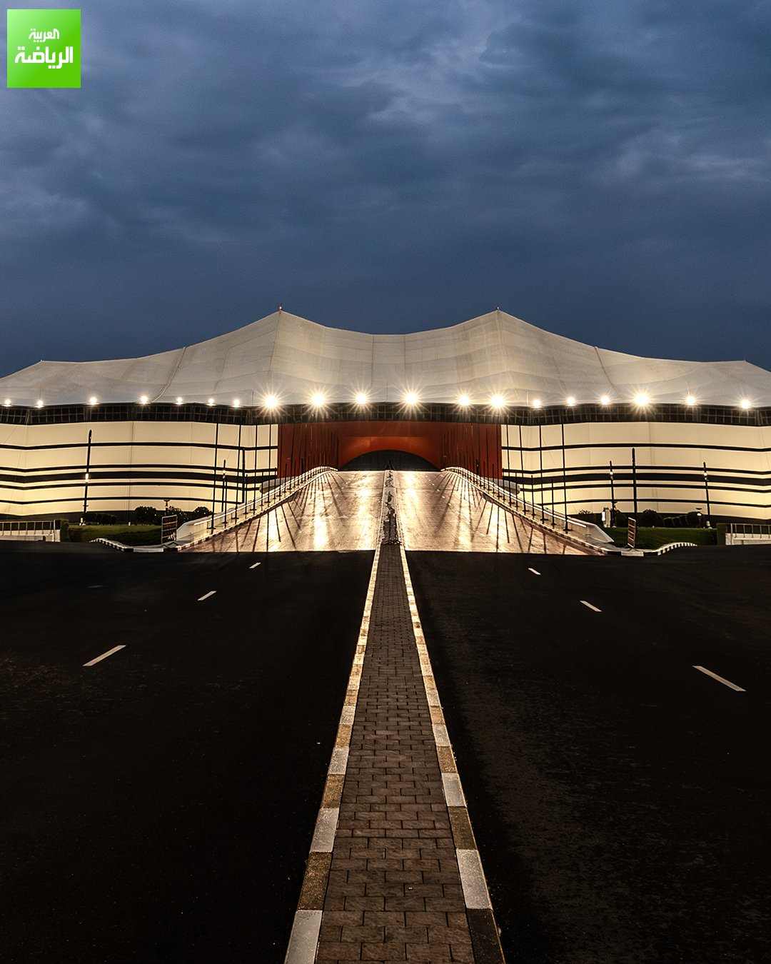 ملعب البيت جاهز لاحتضان قمة السعودية والأردن في نصف نهائي كأس العرب 