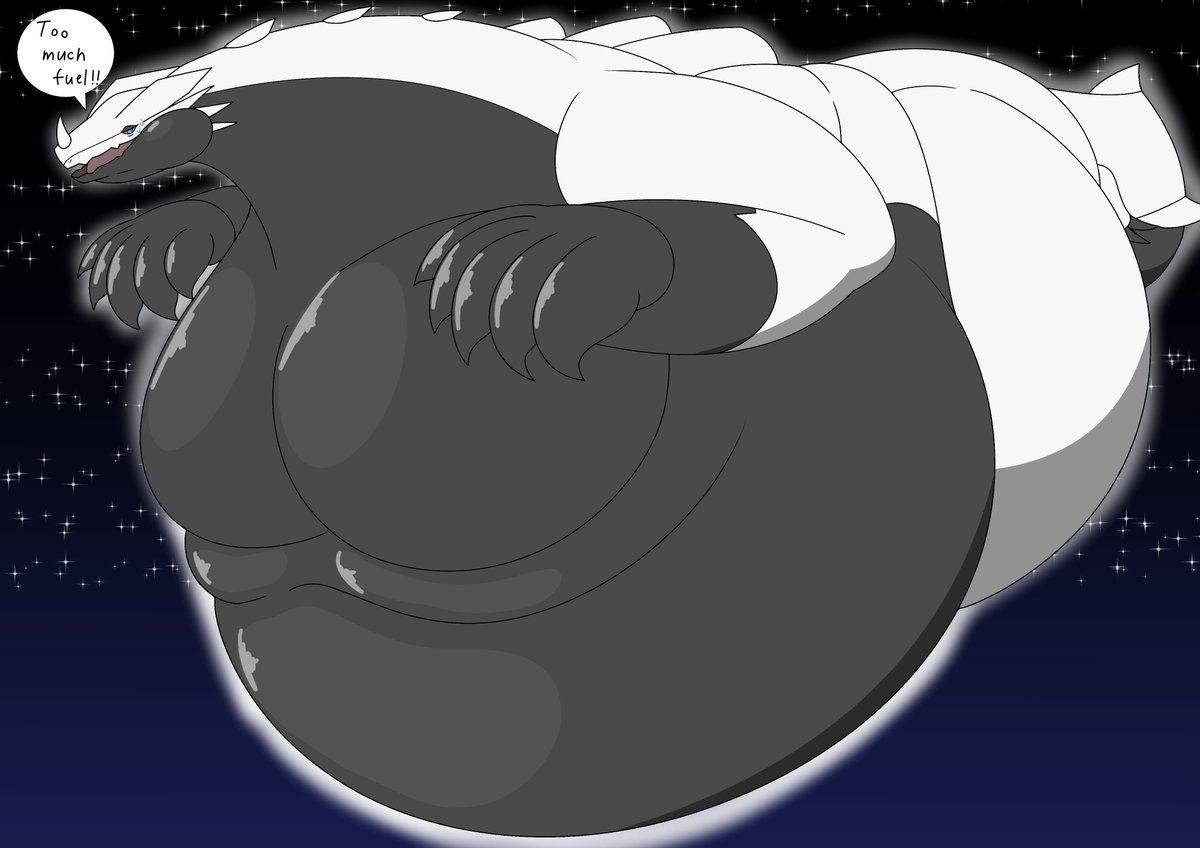 「燃料というか食事が多すぎたけど何とか宇宙に飛べた...のはいいけどどうやってこの脂肪という燃料を消費しようかな...この体形じゃしばらく降りられないや...とりあえず中に乗ってる人はミッション終わった後ほかの宇宙船に乗せて帰そう...」