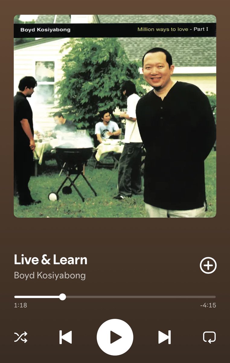 พอเริ่มโตขึ้นมาเพลงนี้ก็รู้สึกอินขึ้นเรื่อยๆ เรียนรู้แล้วยอมรับ ตามความคิดสติให้ทัน life is just a life, happiness becomes a choice เรียนจบเริ่มทำงาน ก็ยิ่งเข้าใจคำว่า “ชีวิตจริง” ขึ้นเรื่อยๆ things don’t unfold the way I plan เหมือนที่ผ่านมาทั้งชีวิต passion follow happiness 🤍