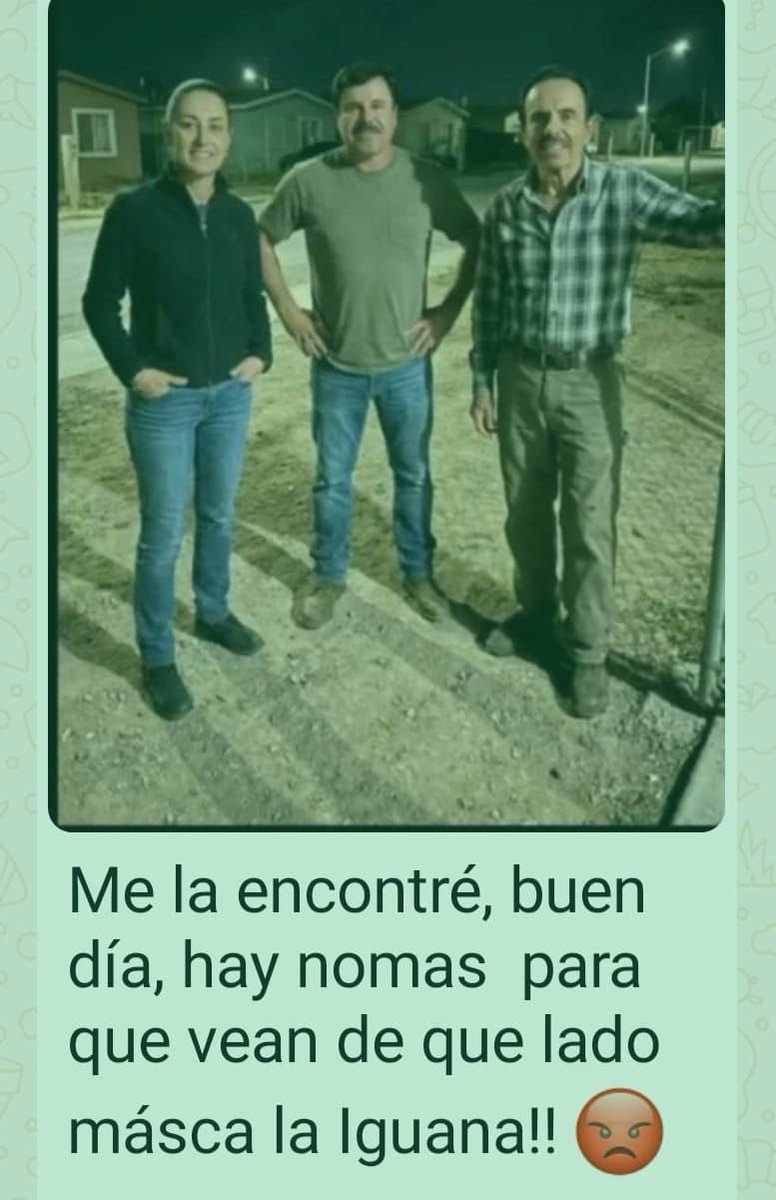007GioGio's tweet photo. Ahora entienden por qué abrazos no balazos ????
El chapo , #AmoPoderoso junto a su socia mayoritaria ..con “A”
De corruptA y asesinA https://t.co/NDbghvi1UI