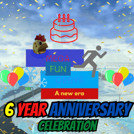 MegaFunObbys's tweet image. 📅On this day, 6 YEARS AGO, Mega Fun Obbys was officially released!
🎉Happy 6 Year Anniversary Mega Fun Obbys!🎉

✨From a simple obby generic game to the most unique of its kind.
❤️Thank you all for the support!
⌚A lot has changed....
📺Special video:
youtube.com/watch?v=Qw81Lp…