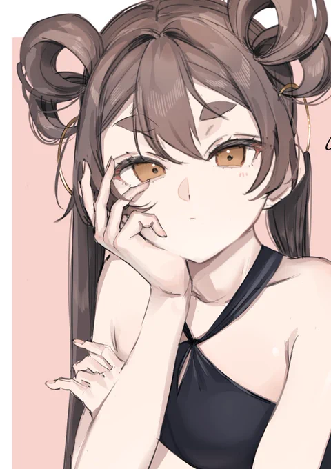お顔。