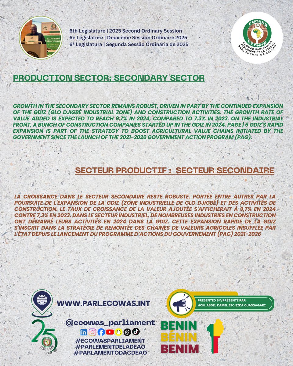 ECOWAS Parliament tweet media