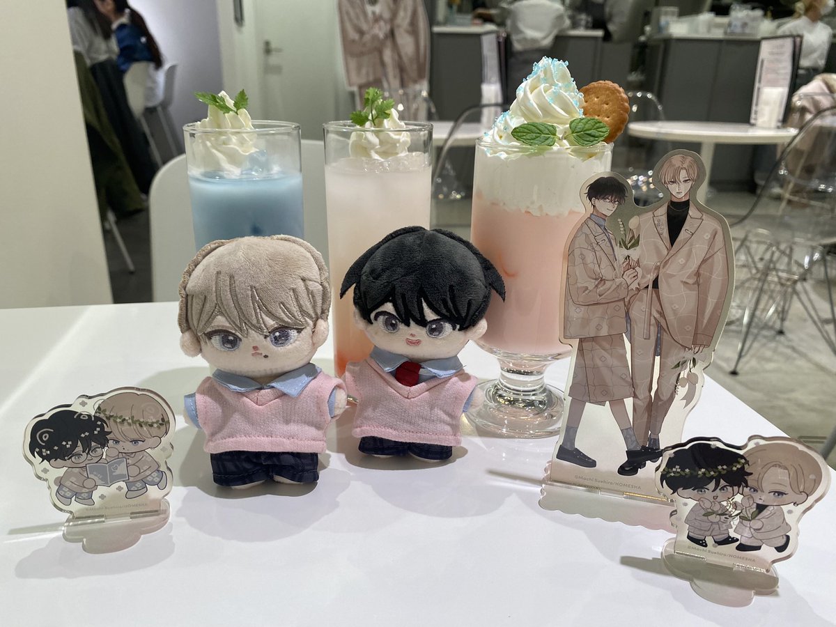 39tiny_y's tweet image. ぬいも一緒！
おもち可愛い💕
 #CafePBS