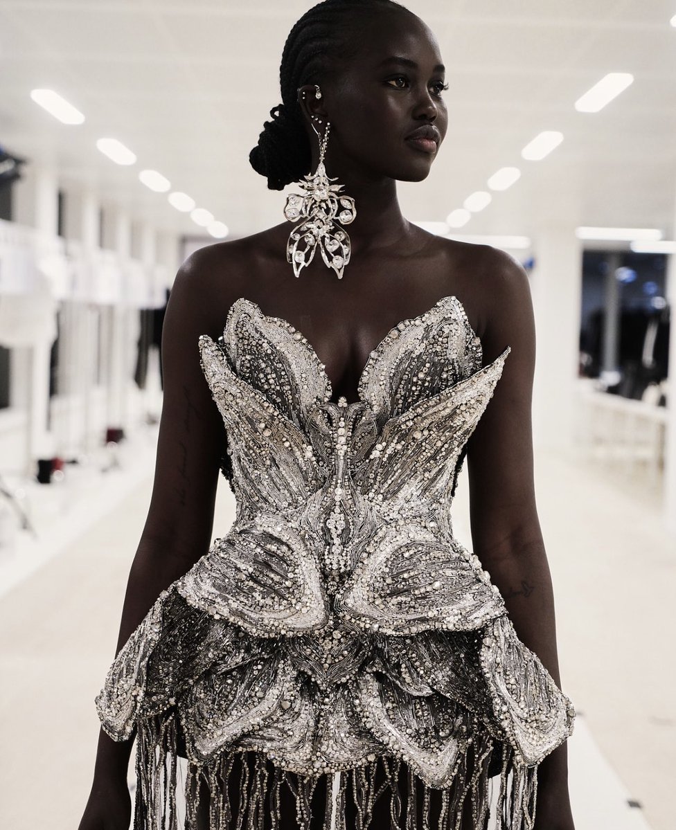 The Orchid dress from Alexander McQueen’s AW23 collection