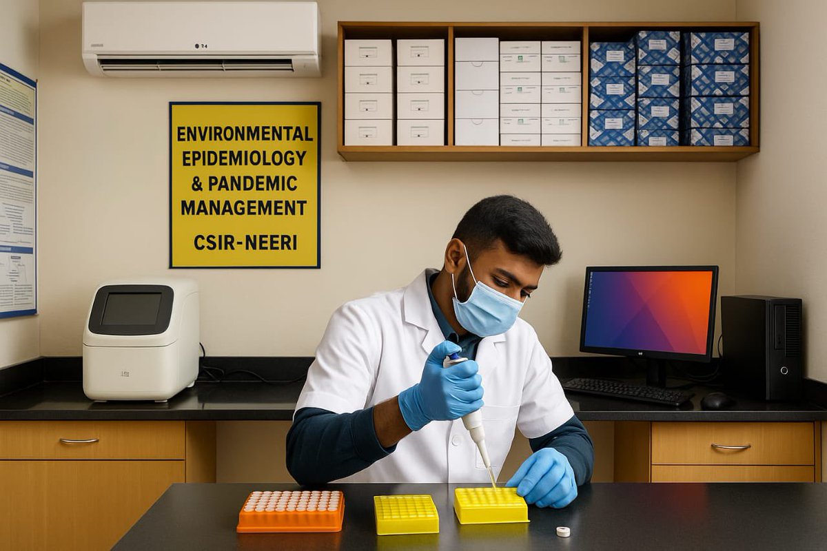 CSIR-NEERI has been recognised as an ICMR Collaborating Centre of Excellence from 2026, adding to its WHO Collaborating Centre &amp; CoViNet Reference Lab status. Dr Krishna Khairnar leads the initiative. #CSIR_IND
