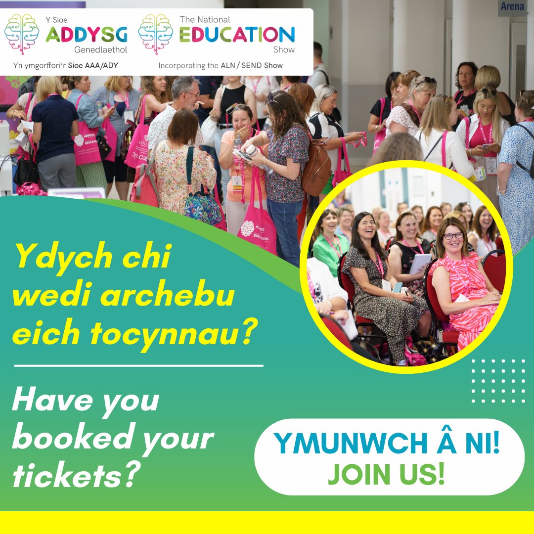 Sioe Addysg Genedlaethol tweet media