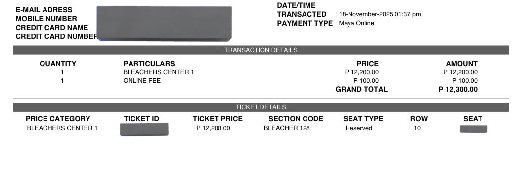 verkwancoups's tweet photo. WTS LFB PH TICKETS FOR SEVENTEEN NEW_ in BULACAN

BLEACHERS CENTER 1 128 row 10 

-12,200 + online fee 
-unclaimed. Can claim together 
-meet up/kaliwaan MOA/SM megamall 

RFS: sudden schedule that date 

please dm me if inch 🙇🏻‍♀️

seventeen new_ bulacan wts lfb svt https://t.co/TcGYZp6mpa