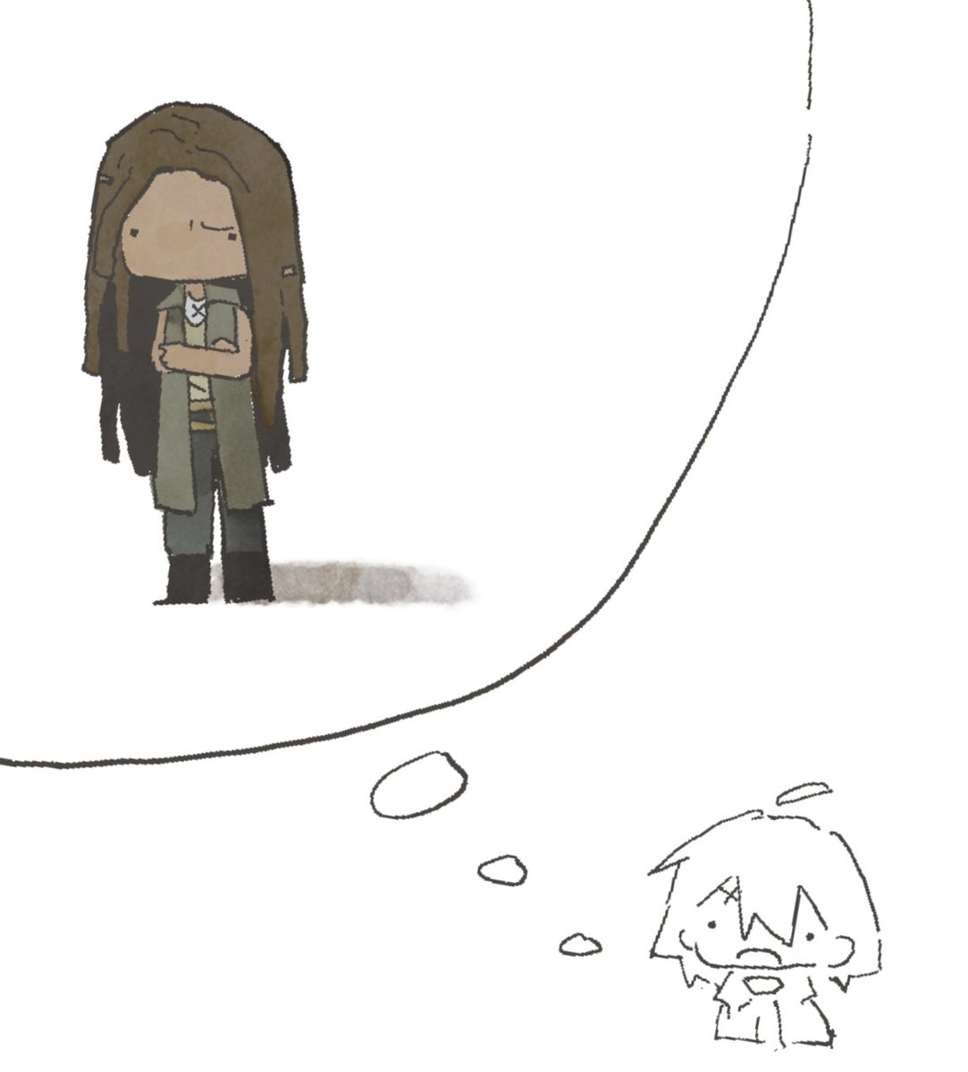 （总是在相册里翻出一些不知道什么时候画的意义不明的涂鸦）