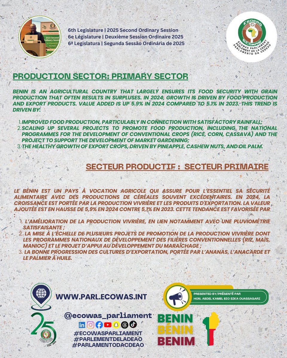 ECOWAS Parliament tweet media