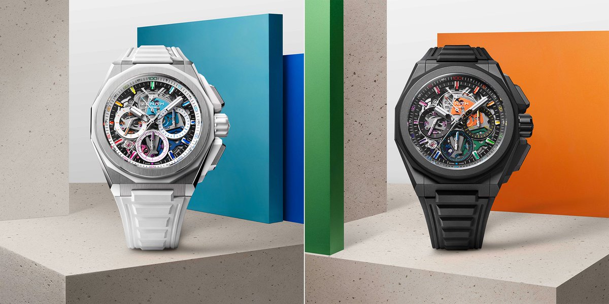 FTrendsetter's tweet photo. ZENITH DEFY EXTREME CHROMA LIMITED EDITIONS
A High-frequency Mechanical Rainbow with the ZENITH DEFY Extreme Chroma Limited Editions
Read more: https://t.co/Pvw3yVpnqq
via @FTrendsetter
Photos courtesy of ZENITH @ZenithWatches
#ZenithWatches #ZenithDefy #ElPrimero https://t.co/41u7PmtSTK