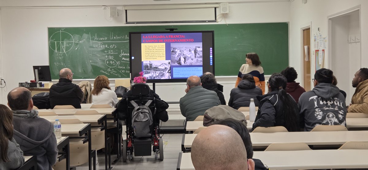 epaarenal's tweet photo. El alumnado del CPEPA Concepción Arenal tuvo la oportunidad de asistir a una interesante charla sobre los campos de concentración y exterminio nazis, así como conocer de primera mano la historia en torno a la deportación republicana española. https://t.co/4kPOZzlq4R