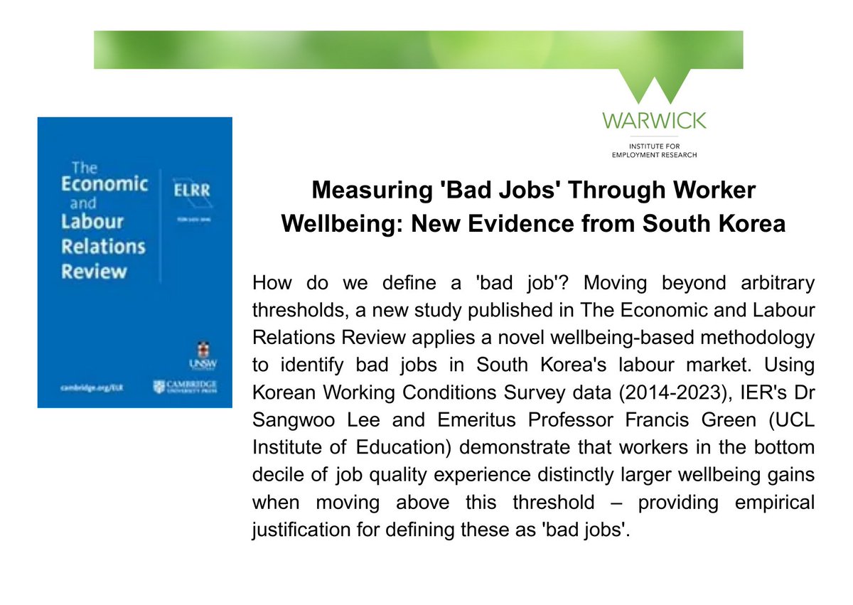 Warwick IER tweet media